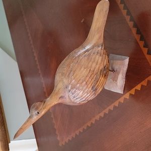 Hand Carved Wood Bird